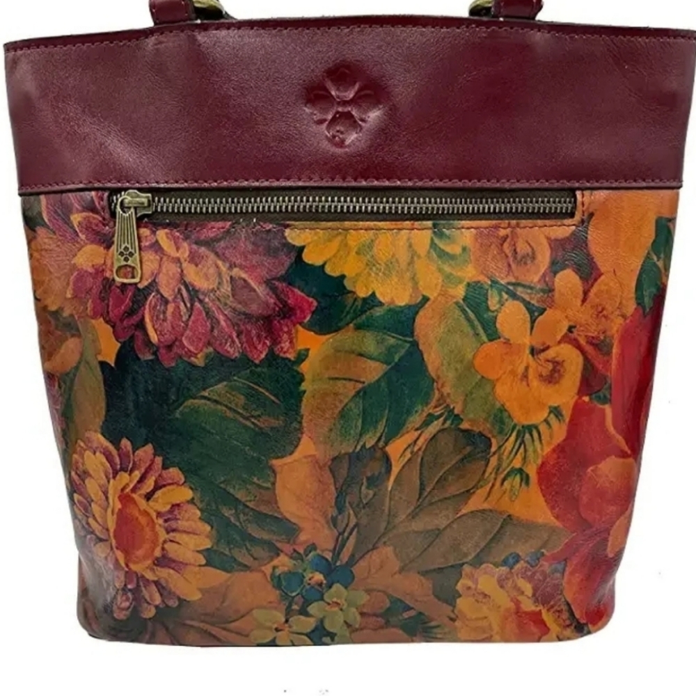 Patricia Nash Leather Albi Convertible Backpack Bag